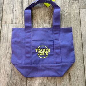 Trader Joe's Purple Tote Bag